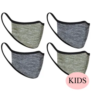 4-Pack Kids Space Dye Double Layer Masks