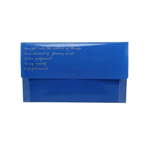 Antibacterial Wide Face Mask Case Blue