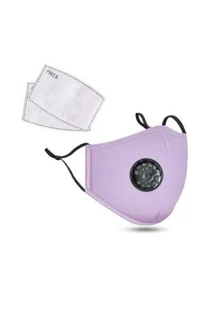 Cotton Fashion Masks Washable and Reusable Protective Non-Medical Face Coverings Pastel Colors  Design Light Purple 2-pack