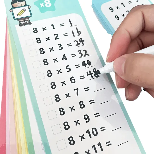 Enhance Math Skills with 0-12 Multiplication Flash Cards – Ideal for Montessori Learning!