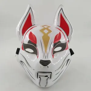 Fashion Anime Expro Decor Glowing Fox Mask Cosplay Japanese Anime Character Led Neon Light Mask for Party Halloween