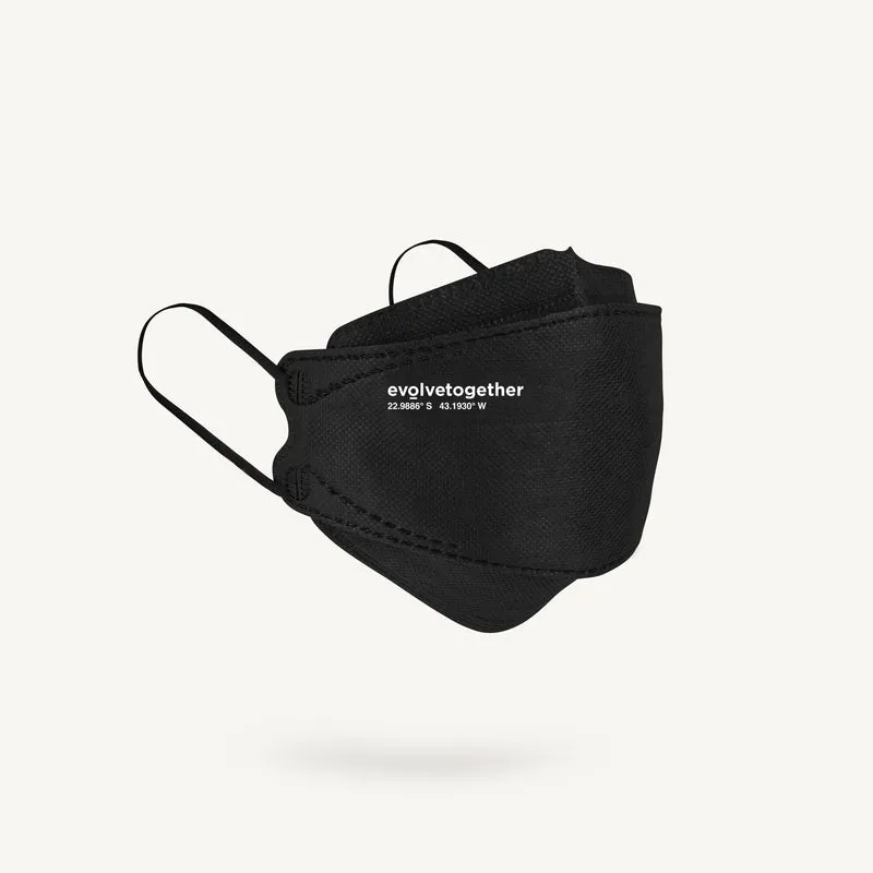 KN95 Face Mask 5 Pack (Black)