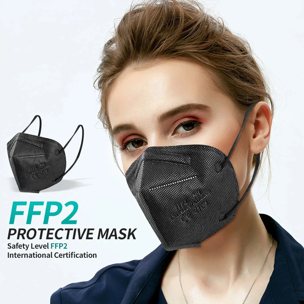 KN95 Face Masks Colors Security Protection Mask 5ply Mask PFF2 N95 Masciarelli FPP2 Homologada
