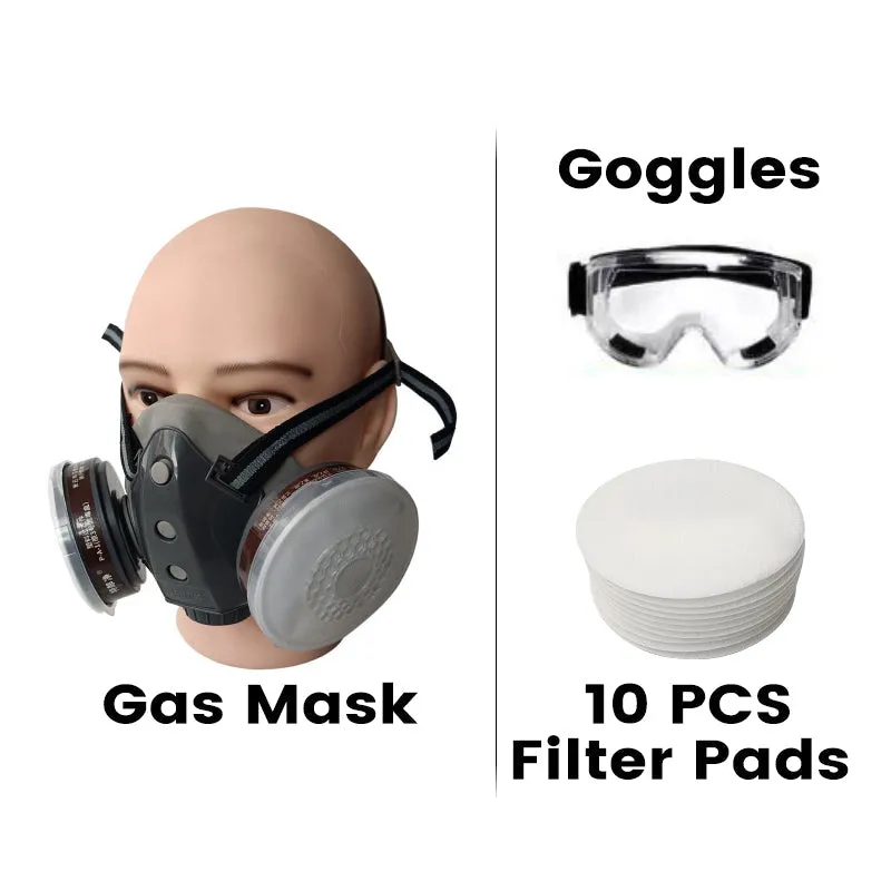  Limited time 50% off! Activated Carbon Anti-Dust Double Tank Gas Mask