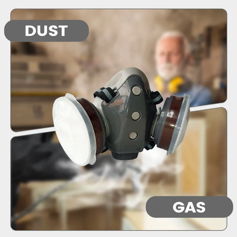  Limited time 50% off! Activated Carbon Anti-Dust Double Tank Gas Mask