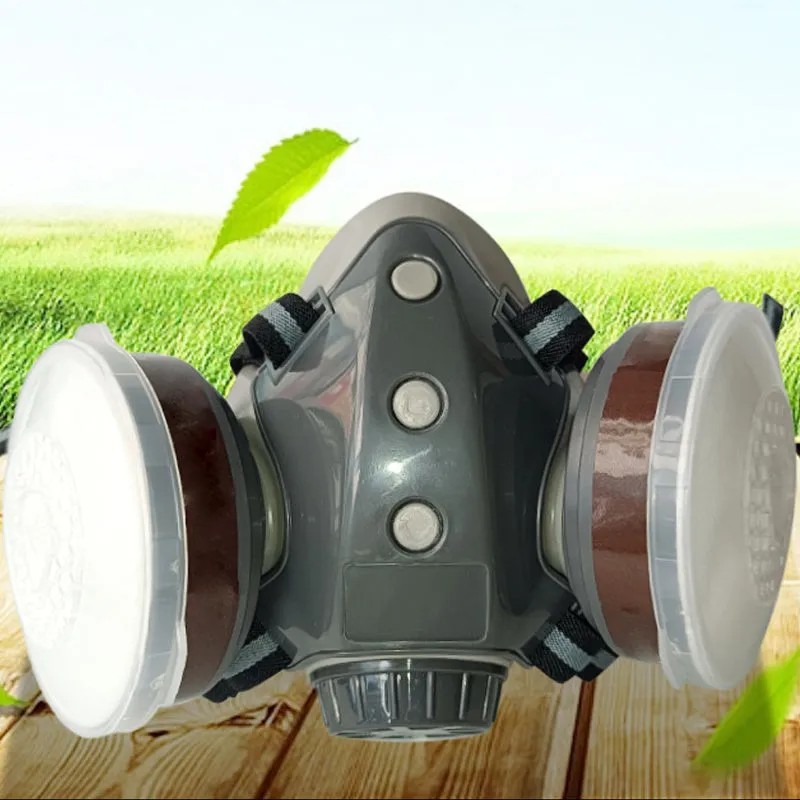  Limited time 50% off! Activated Carbon Anti-Dust Double Tank Gas Mask