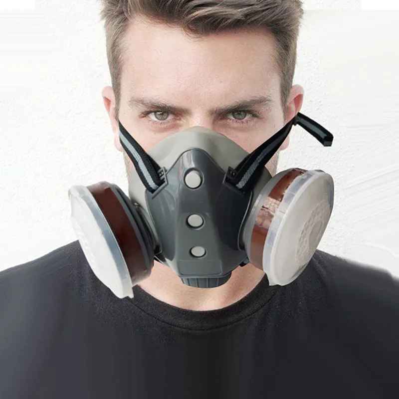  Limited time 50% off! Activated Carbon Anti-Dust Double Tank Gas Mask