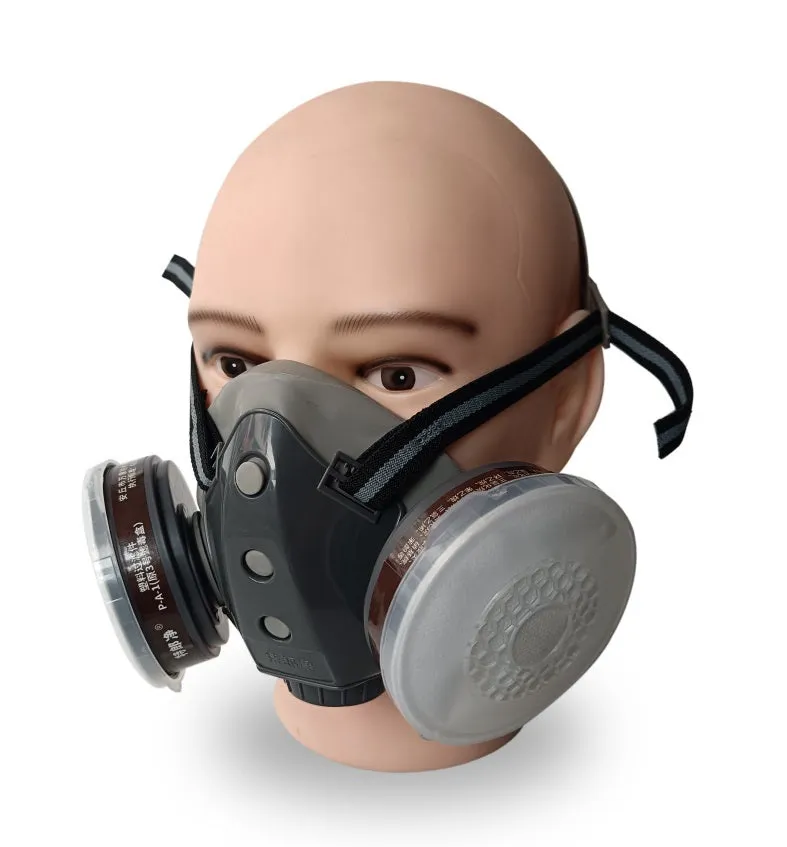  Limited time 50% off! Activated Carbon Anti-Dust Double Tank Gas Mask