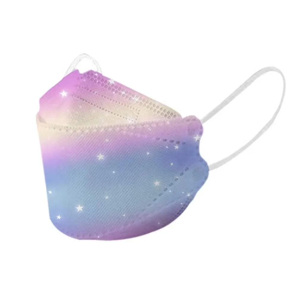 Mom   Me Starry & Heart Print KN95 Face Mask [Pack of 10]