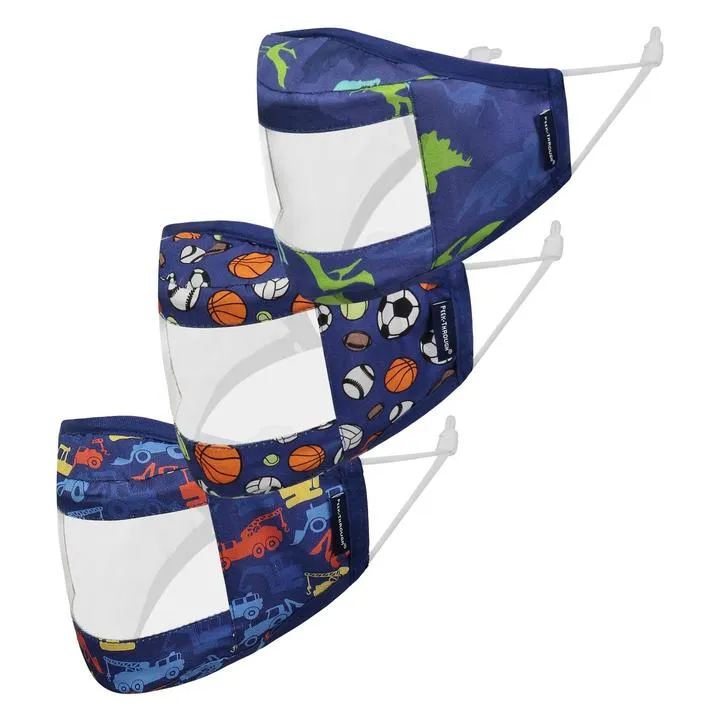 Peek-Through Masks 3 Pack (Ages 4-12 Years)