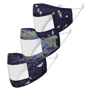 Peek-Through Masks 3 Pack (Ages 4-12 Years)