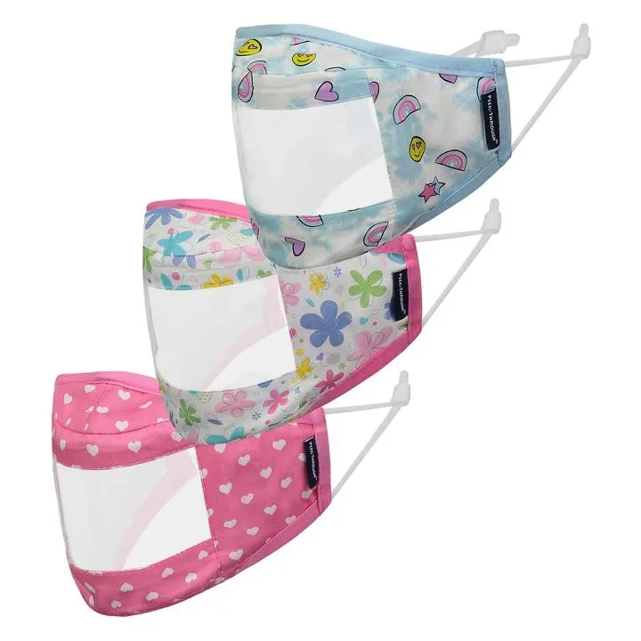 Peek-Through Masks 3 Pack (Ages 4-12 Years)