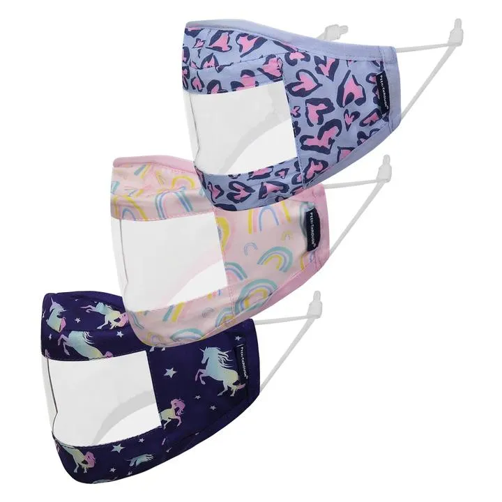 Peek-Through Masks 3 Pack (Ages 4-12 Years)