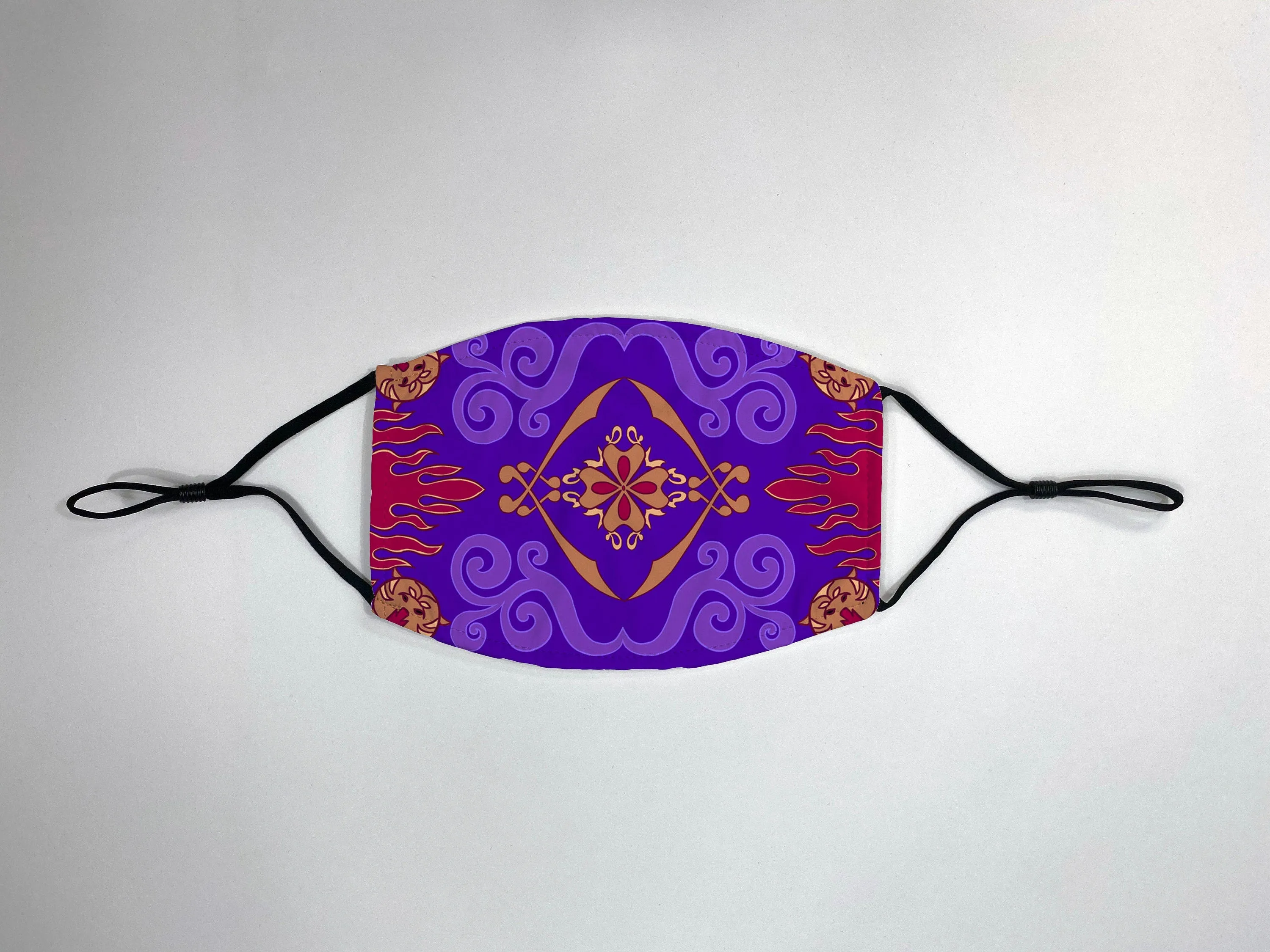 READY-to-SHIP Magic Carpet Inspired Face Mask with Filter Pocket